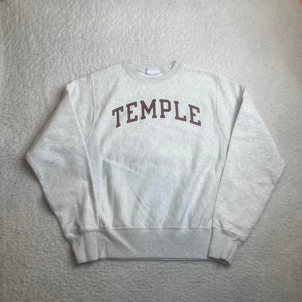 Champion reverse weave Temple Univeristy crew neck sweatshirt collegiate‎ s